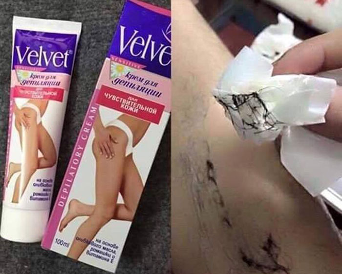 Kem Tẩy Lông Velvet Nga Tẩy Tế Bào Chết-1